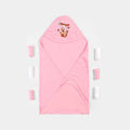 BP Hooded Bath Towel 7Pcs | Pink